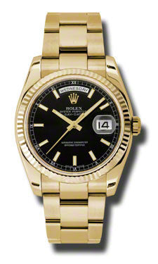 Rolex - Day-Date President Yellow Gold - Fluted Bezel