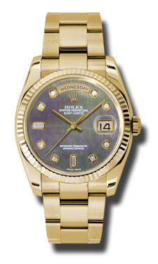 Rolex - Day-Date President Yellow Gold - Fluted Bezel