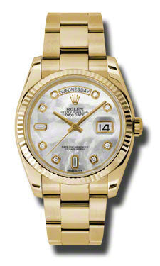 Rolex - Day-Date President Yellow Gold - Fluted Bezel