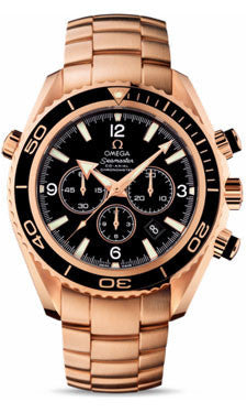 Omega - Seamaster Planet Ocean 600 M Co-Axial Chronograph 45.5 mm - Red Gold