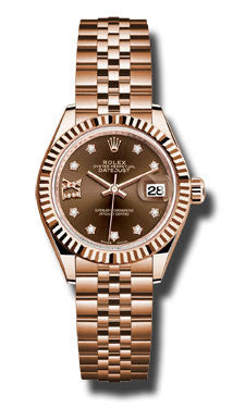 Rolex - Datejust Lady 28 Everose Gold - Fluted Bezel