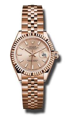 Rolex - Datejust Lady 28 Everose Gold - Fluted Bezel