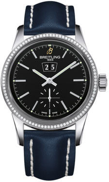 Breitling - Transocean 38 Diamond Bezel - Leather Strap