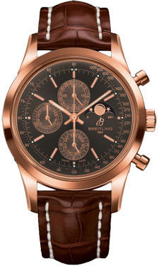 Breitling - Transocean Chronograph 1461 Red Gold - Croco Strap