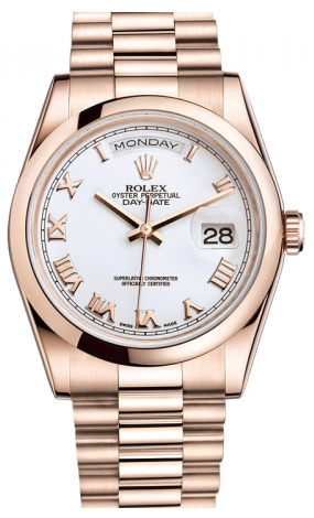 Rolex - Day-Date President Pink Gold - Domed Bezel