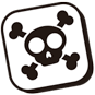 Crashword Skull and Cross Bones Dice