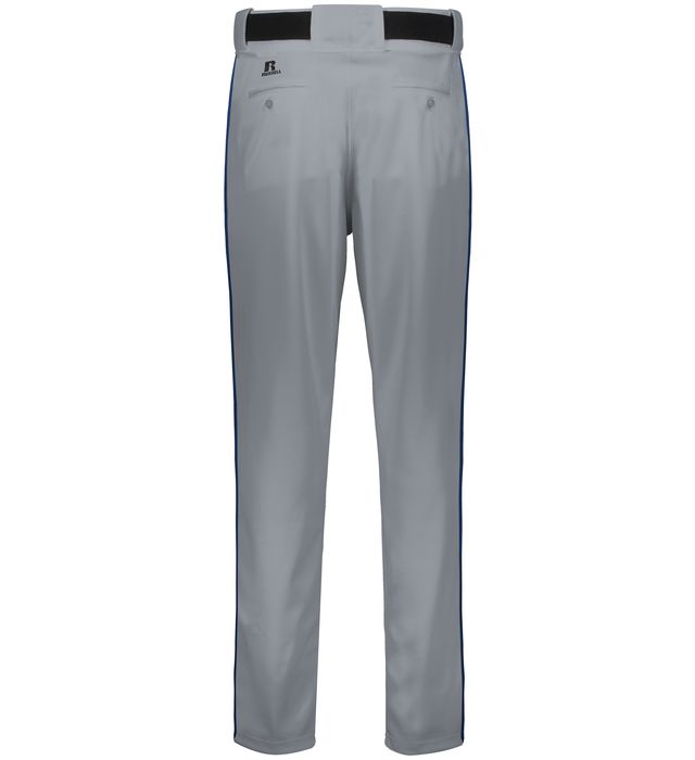 Russell Baseball Grey with Navy Diamond Series 2.0 Piped Youth Baseball Pants