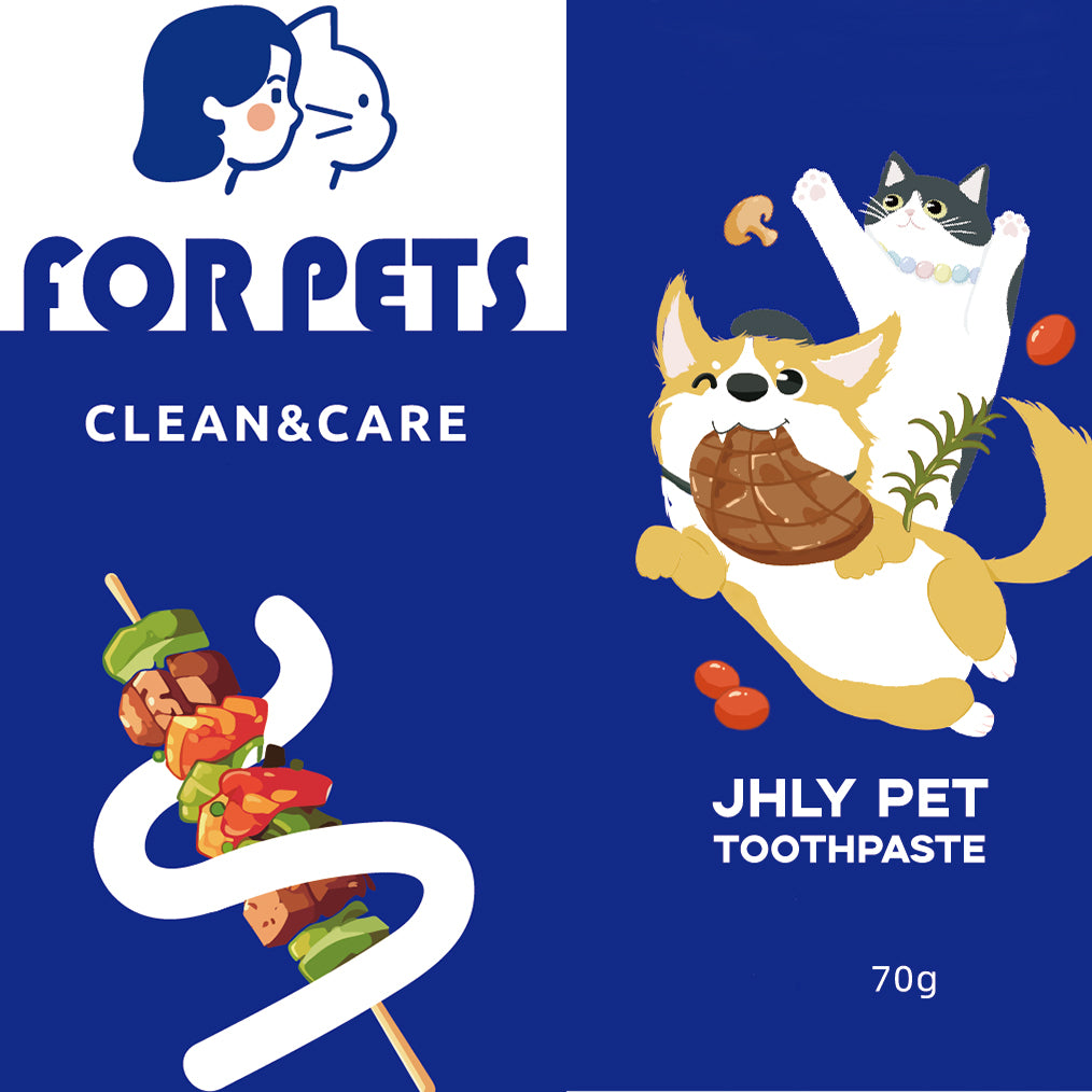 JHLY Barbecue-flavored Pet Toothpaste For For Dog & Cat 70g