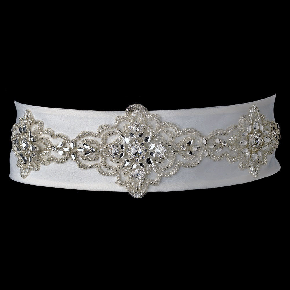 * Stunning Modern Vintage Bridal Wedding Sash Belt 19