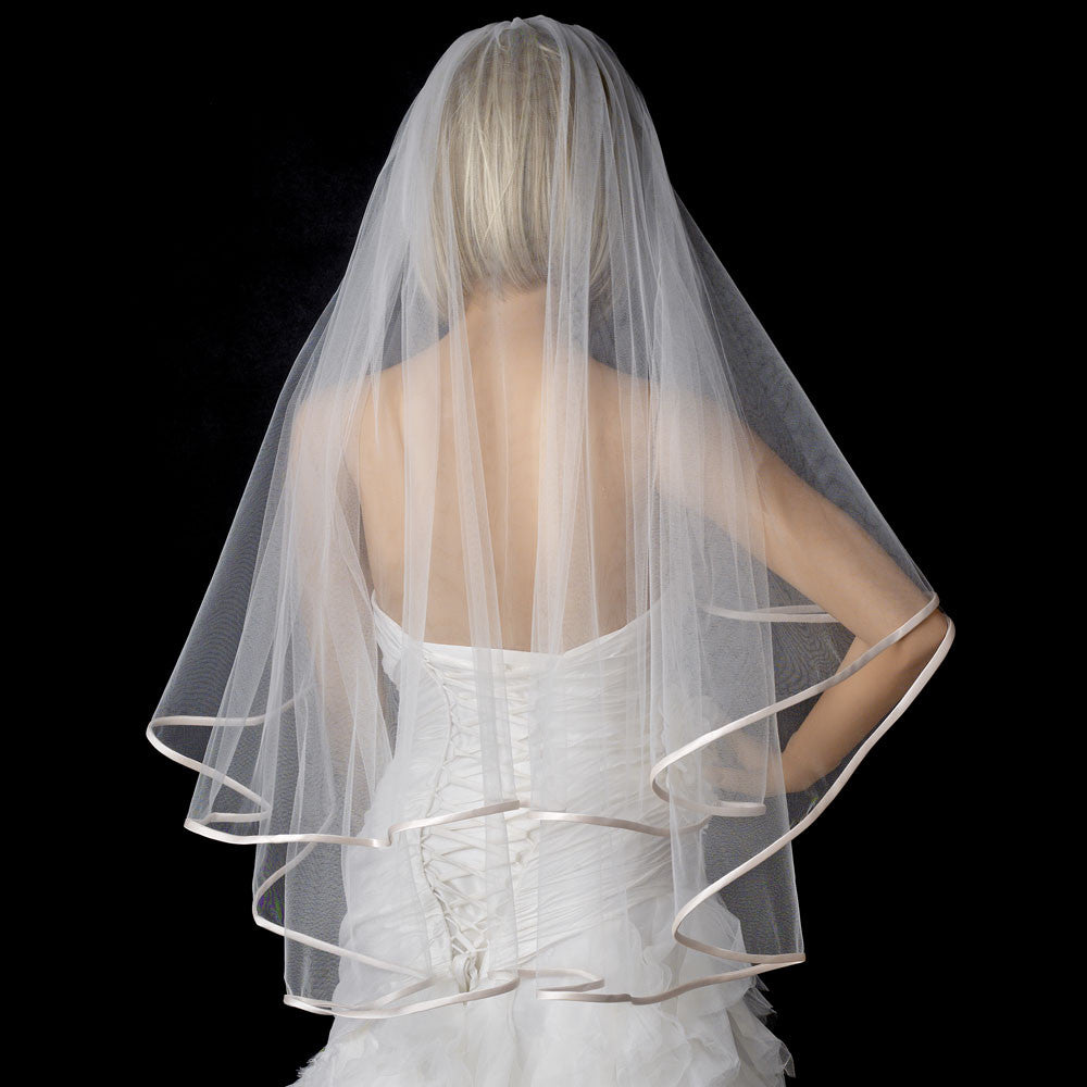 Bridal Wedding Veil 948 Ivory - Fingertip (30