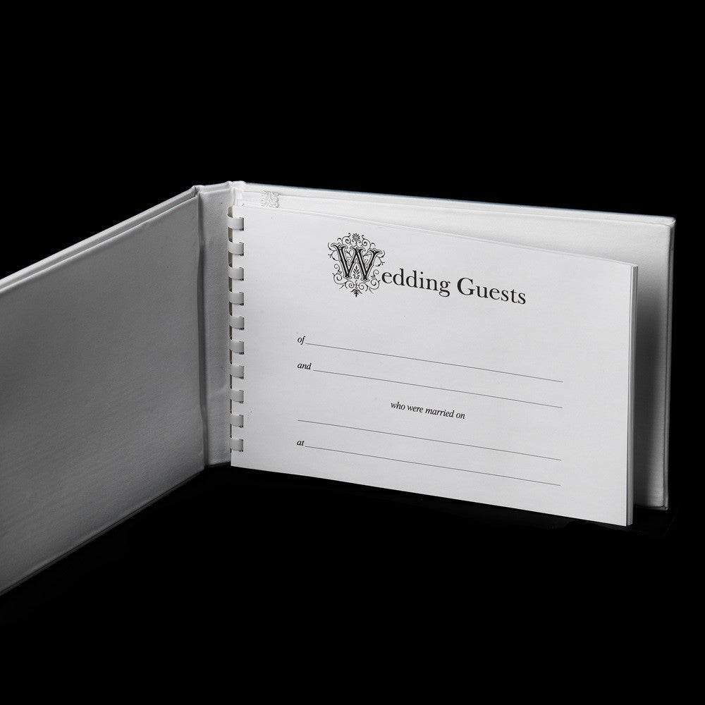 Plain Bridal Wedding Guest Book 9