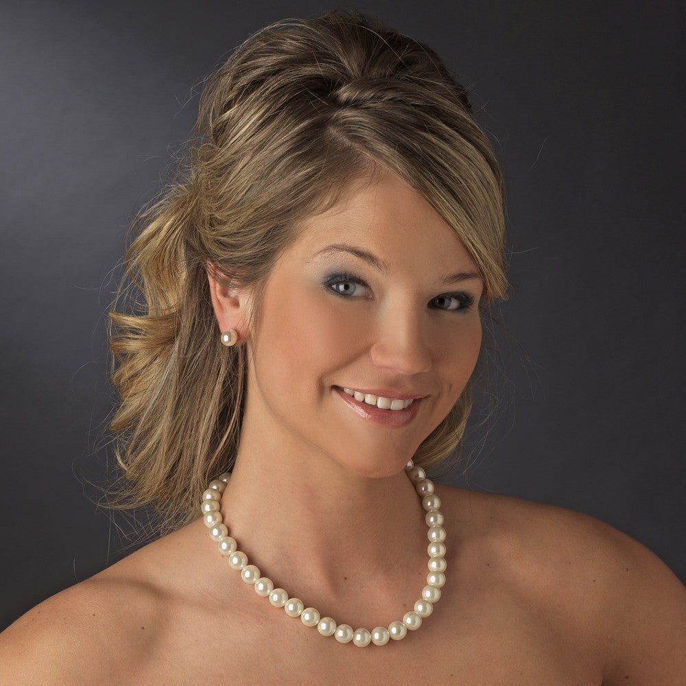 Pearl Bridal Wedding Necklace 8371