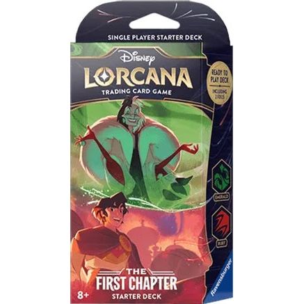 Disney Lorcana: The First Chapter Starter Deck - Emerald and Ruby
