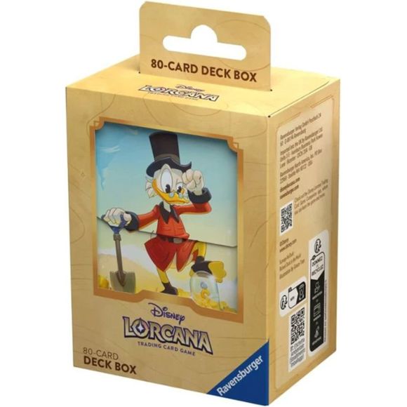 Disney Lorcana: Into the Inklands - 80-Card Deck Box Scrooge McDuck