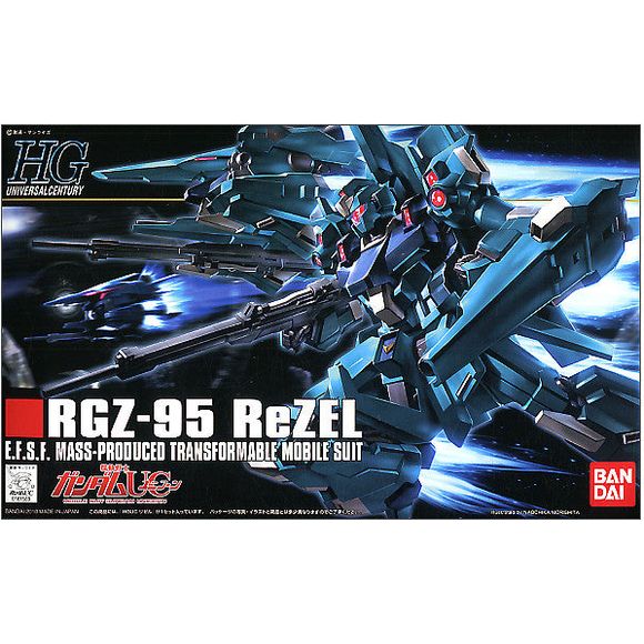 Bandai HGUC Gundam RGZ-95 ReZEL HG 1/144 Scale Model Kit