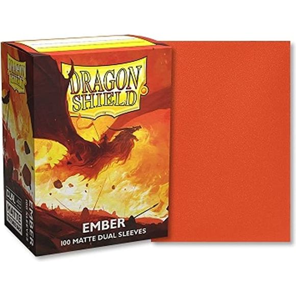 Dragon Shield Dual Matte Sleeves - Ember (100ct) Protective Sleeves