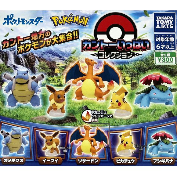 Pokemon Ippai Kanto Region Gashapon Prize (1 Random)