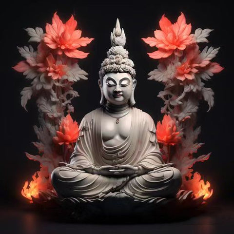 símbolo de fengshui estatua de buda