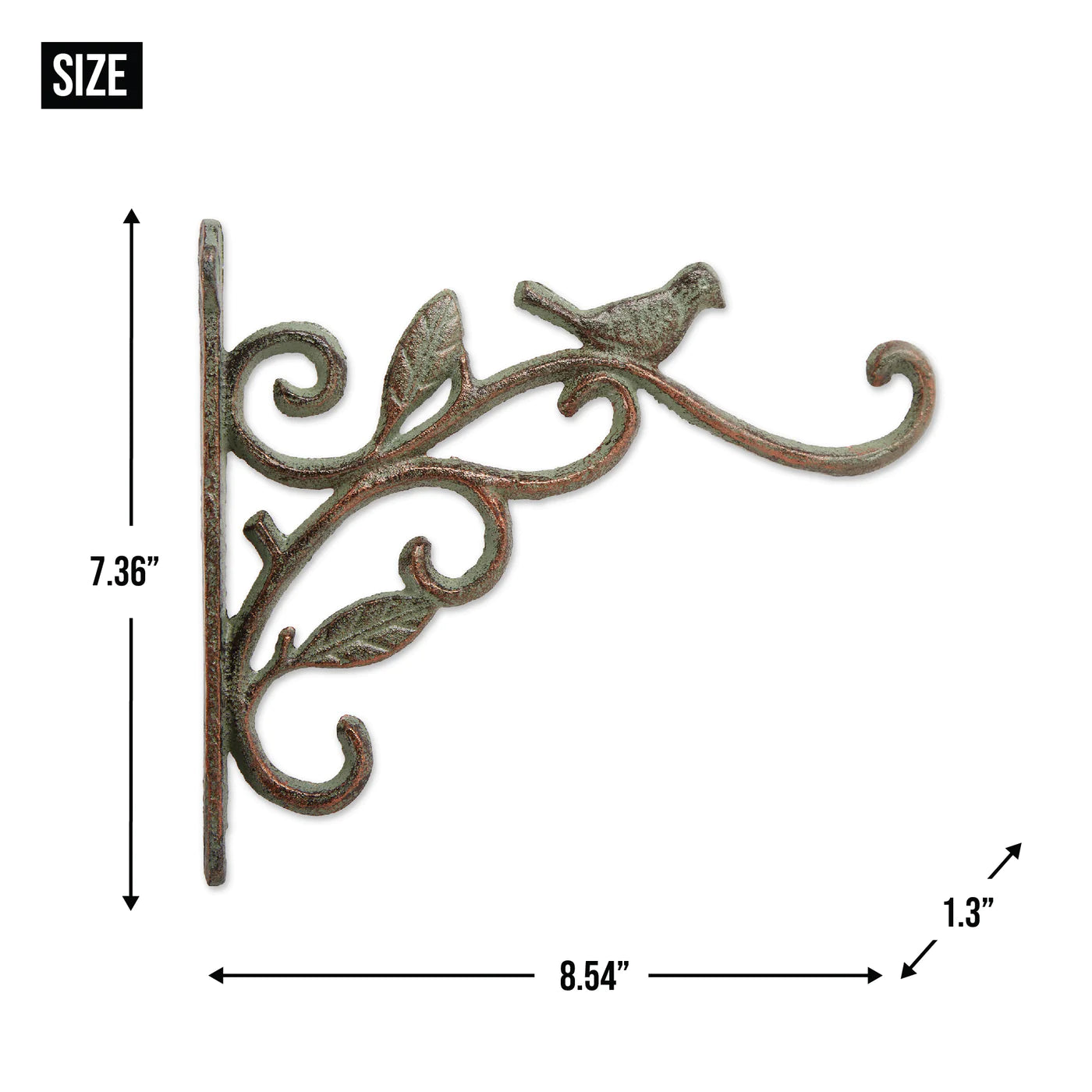 Birds Cast Iron Planter Bracket