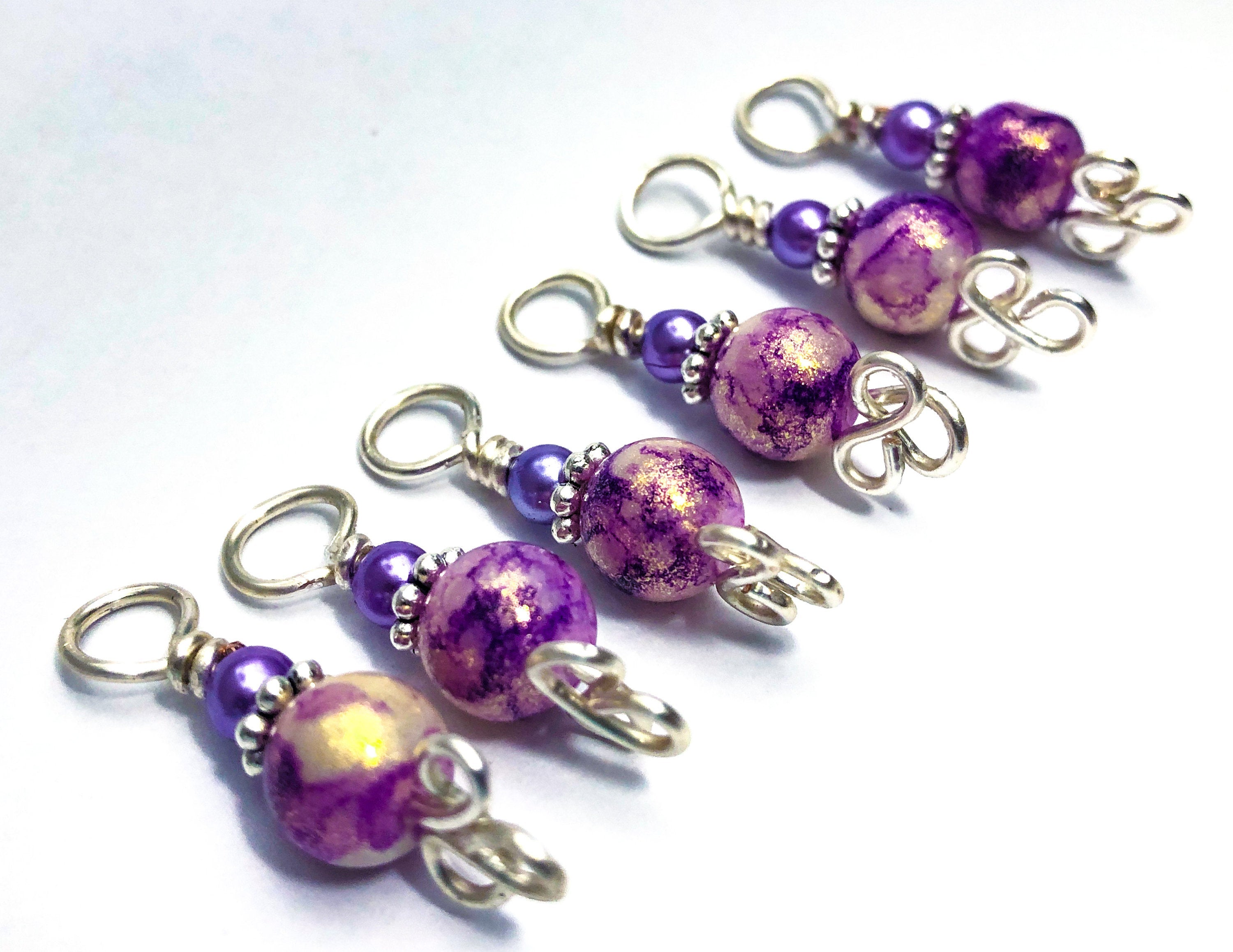 Celtic Knot Stitch Markers for Knitting, Gift for Knitters