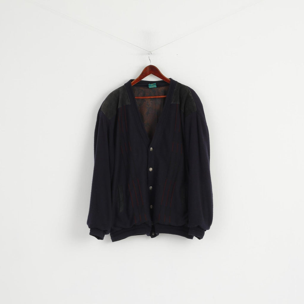 shoulder pad cardigan