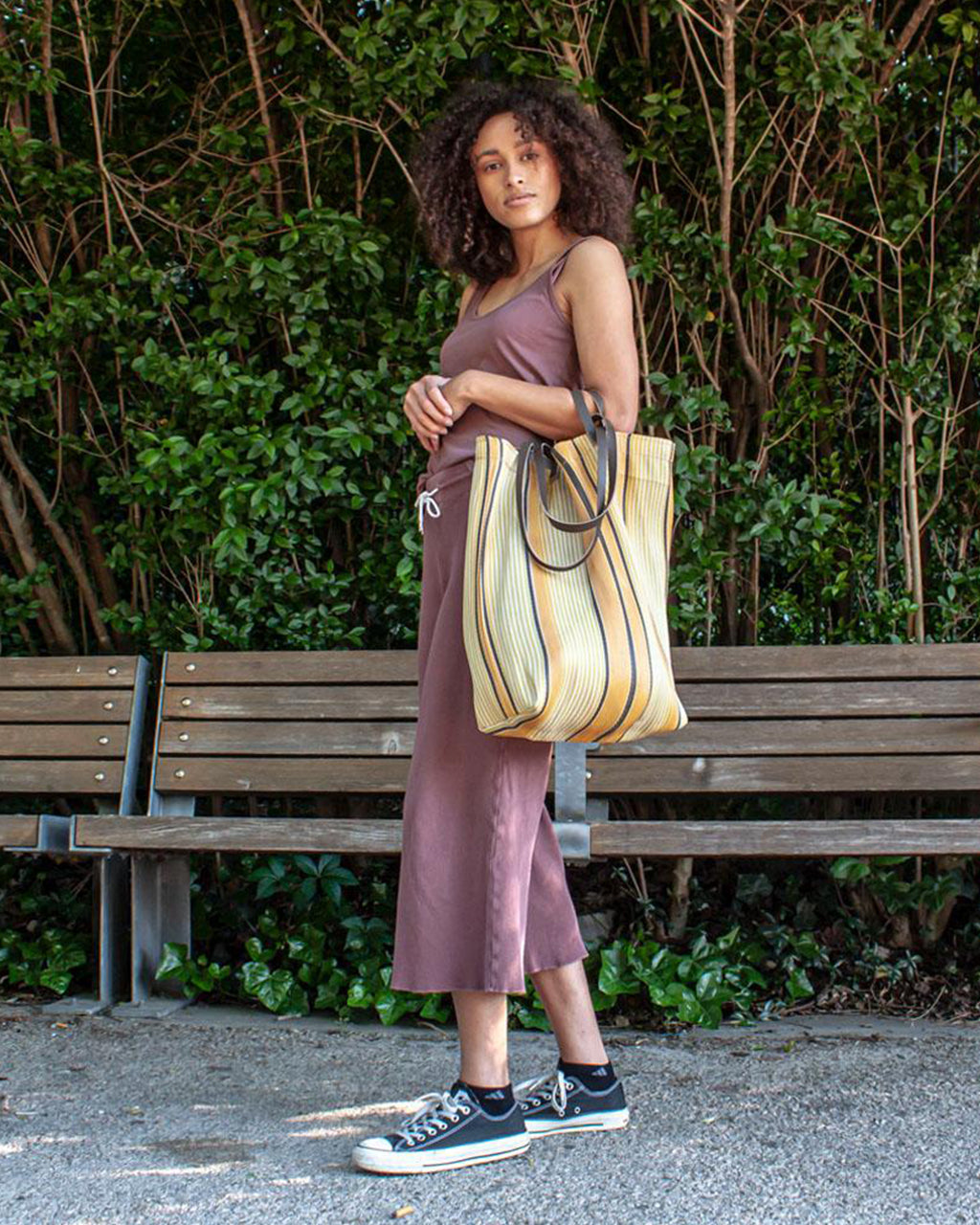 Spencer Devine Assam Market Bag Small - Made with 100% Recycled Plastic