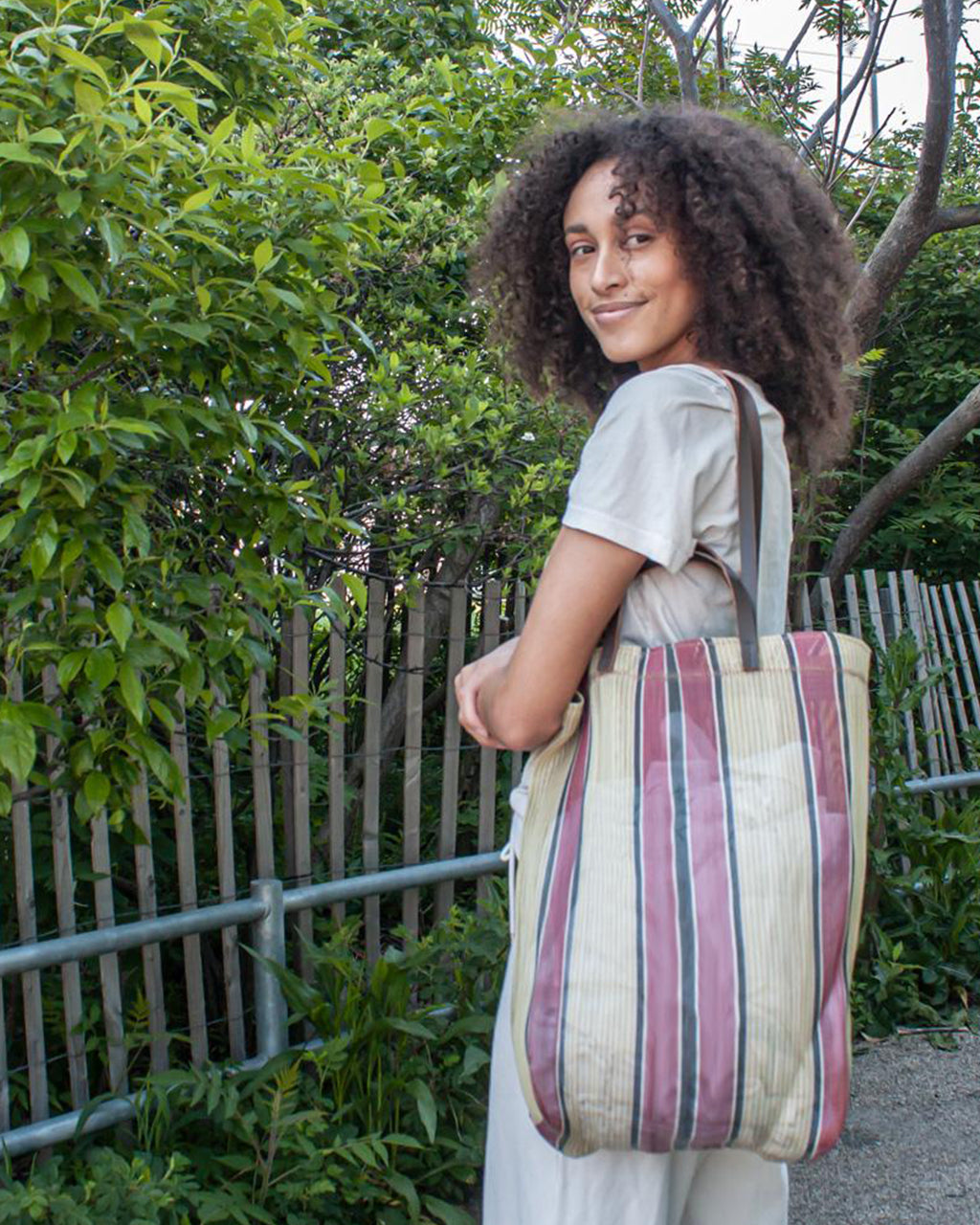 Spencer Devine Assam Market Bag Small - Made with 100% Recycled Plastic