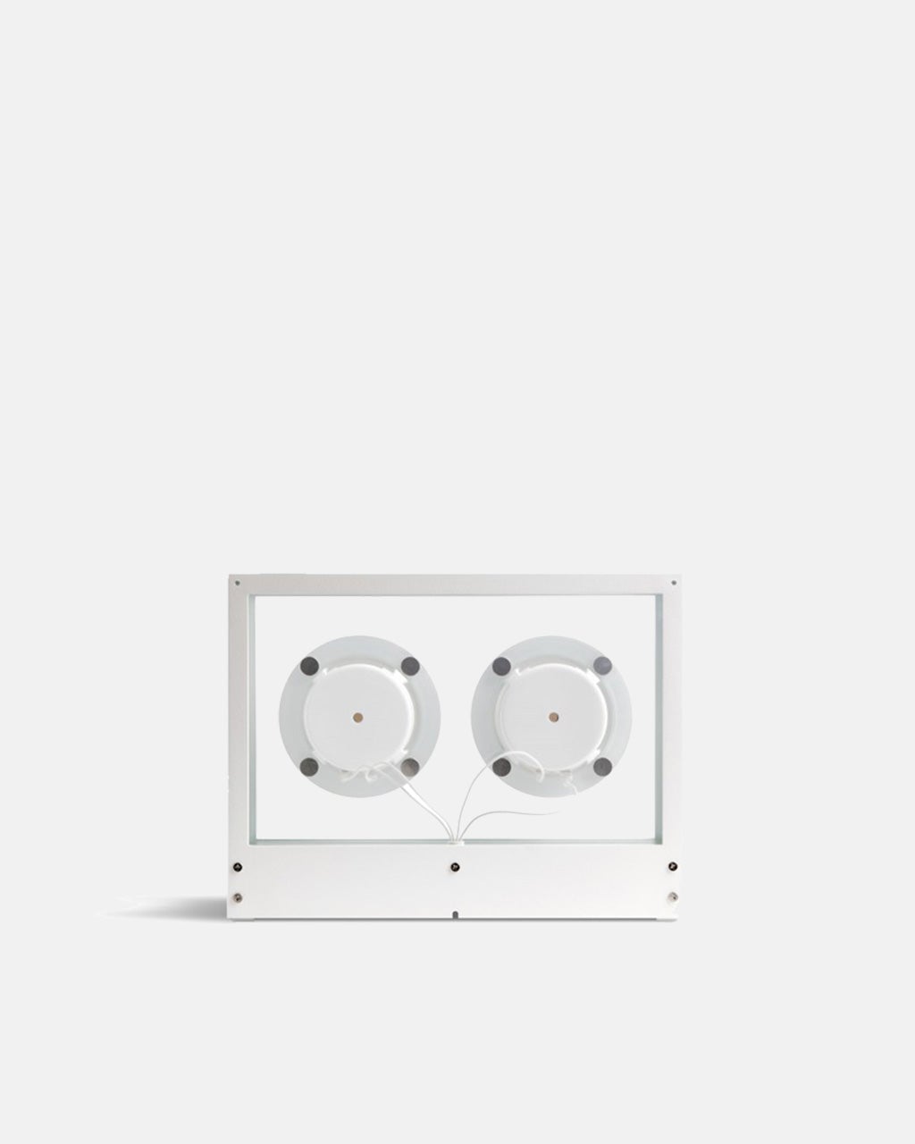 Small Transparent Speaker White