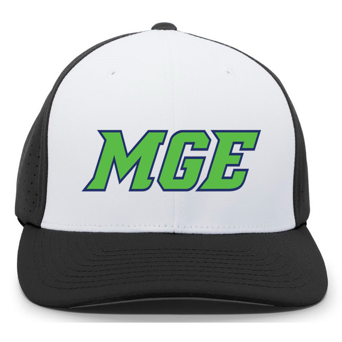 Elite - MGE Ball Cap - White/Navy/Navy