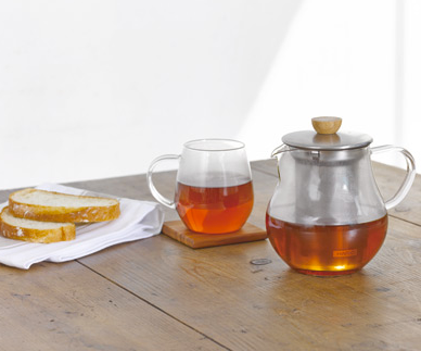 hario tea pitcher with stainless steel filter