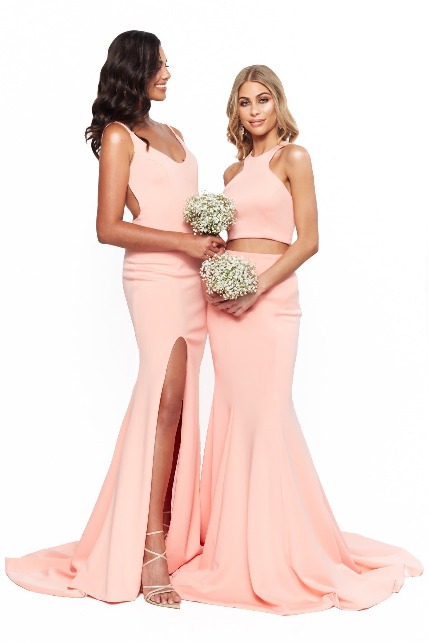 Bridesmaids April Gown - Peach