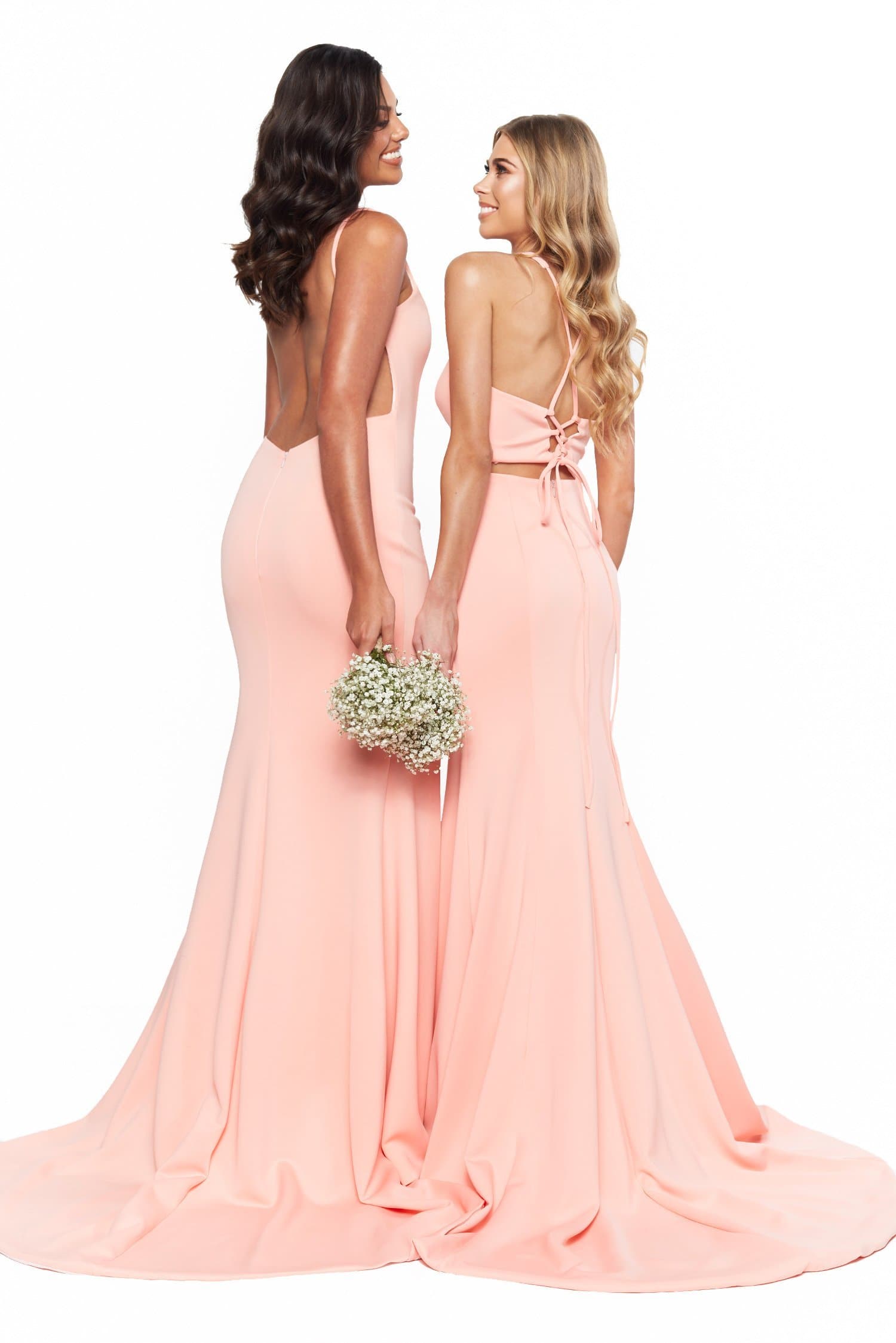 Bridesmaids April Gown - Peach