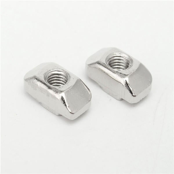 50pcs T Sliding Nut Block for 3030 Aluminum Profile Zinc Coated Plate Aluminum Accessories