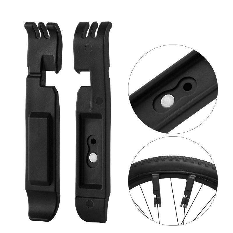 Multifunction Tire Pry Bar Portable Folding Repair Tool Bike Chain Clip Outdoor Cycling