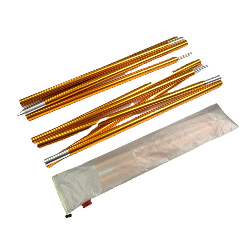 2 pack High Quality Outdoor Ultralight 7075 Aluminium Alloy Sun Shelter Support Rod Pole tarp poles