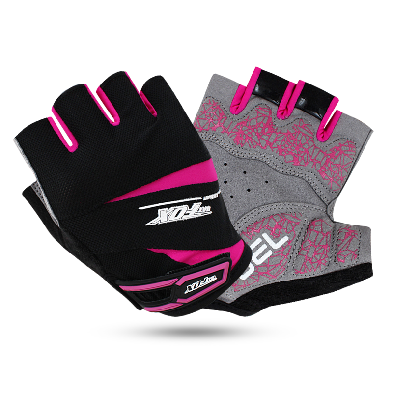 Cycling Half Finger Gloves Ultra-breathable Anti-slip Shock-Absorbing Bike Gloves for Men Women