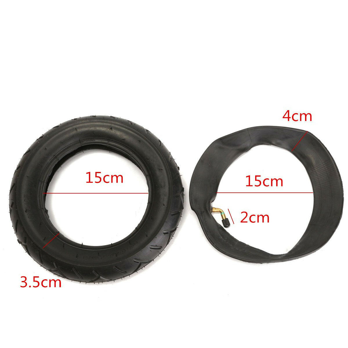 10 x 2.125' Electric Scooter Tire + Inner Tube Scooter Wheels for Balancing Scooter