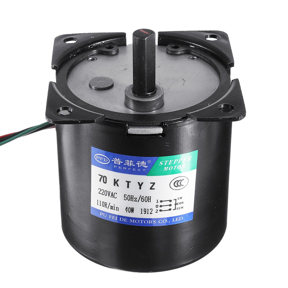 AC 220V 15/30/50/100rpm Electric Synchronous Motor 40W Permanent Magnet Motor Motor