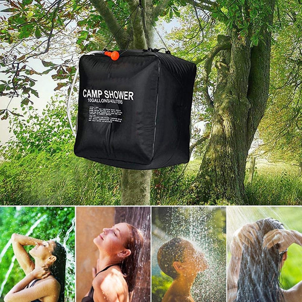 Shower Bag Portable Folding Solar Heated Waterproof Outdoor Camping Travel Hiking Hand Water Bags for Shower Bathe