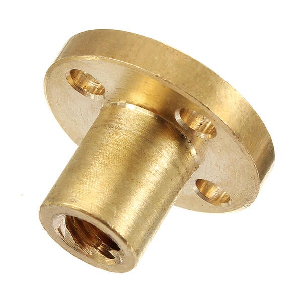 2mm Pitch Copper Screw Nut Brass Nut For Stepper Motor 6mm Thread Lead Screw CNC Parts