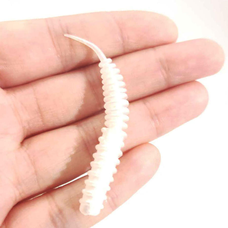 10Pcs/Set 6cm 1.4g Silicone Soft Fishing Worm Baits Artificial Pesca Spiral Bass Fishing Lure