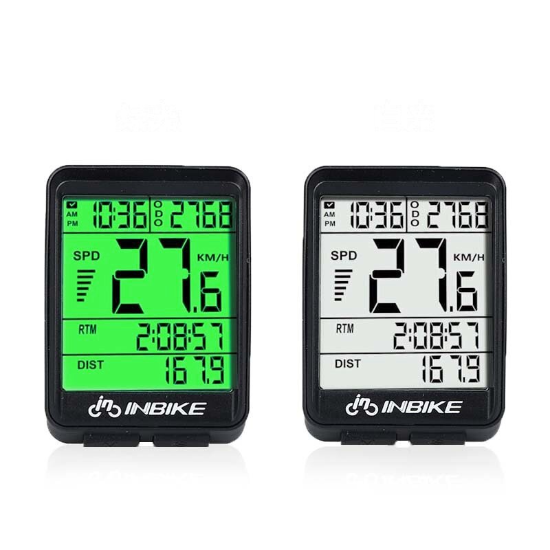 Bicycle Computer Backlight Wireless Waterproof MTB Bike Cycling Odometer Stopwatch Speedometer Watch LED Digital Rate