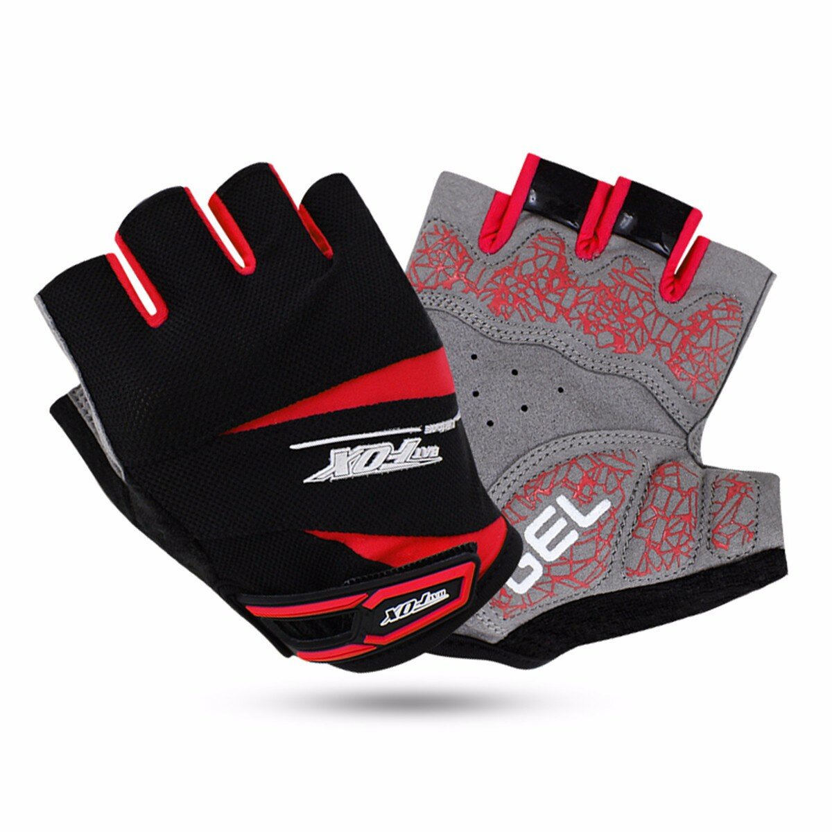 Cycling Half Finger Gloves Ultra-breathable Anti-slip Shock-Absorbing Bike Gloves for Men Women