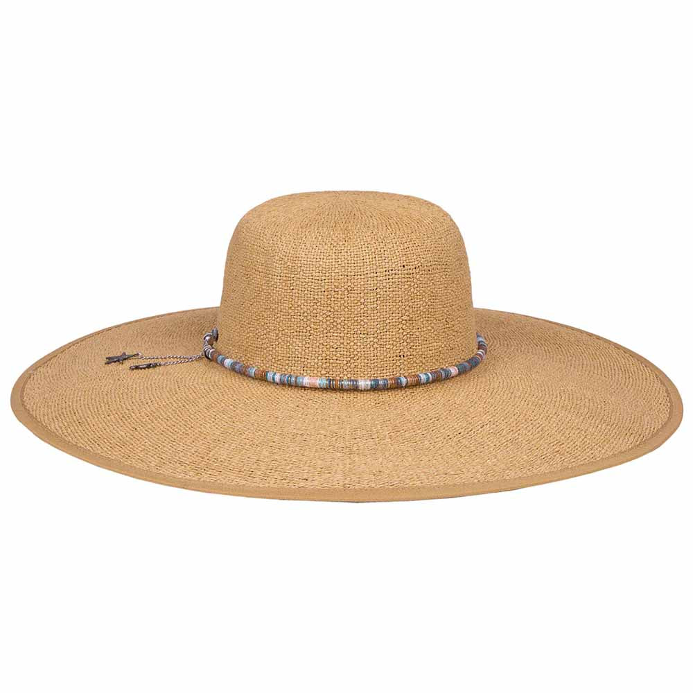 Bangkok Toyo Straw Beach Hat with Colorful Cord - Karen Keith Hats