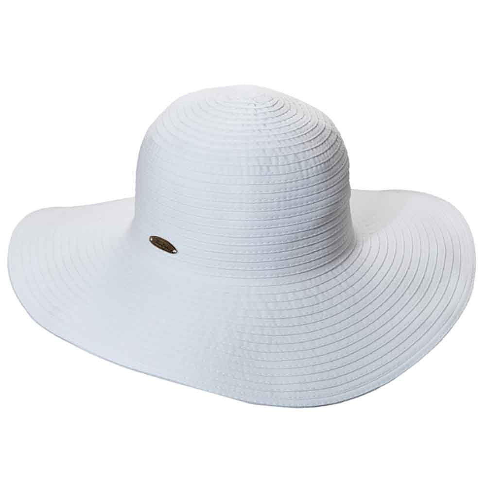 Deluxe Ribbon Floppy Beach Hat - Panama Jack Hats