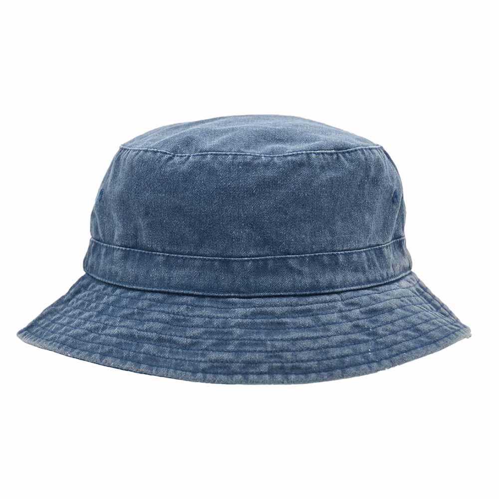 Pigment Dyed Cotton Bucket Hat for Small Heads - Kenny K. Hats