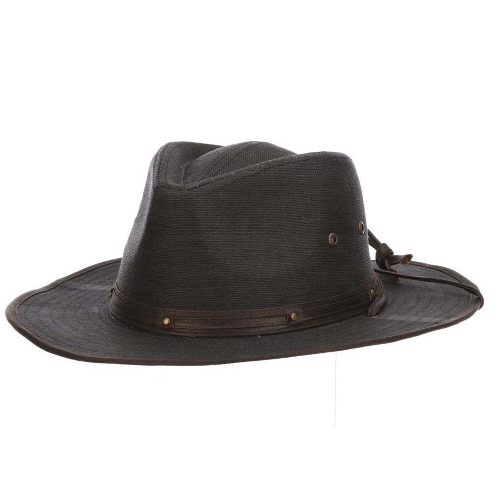 Weathered Toyo Outback Hat with Chin Strap - Stetson Hats