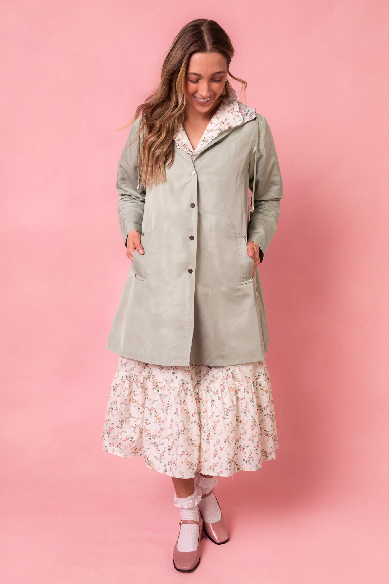 Kensington Raincoat Made With Liberty Fabric