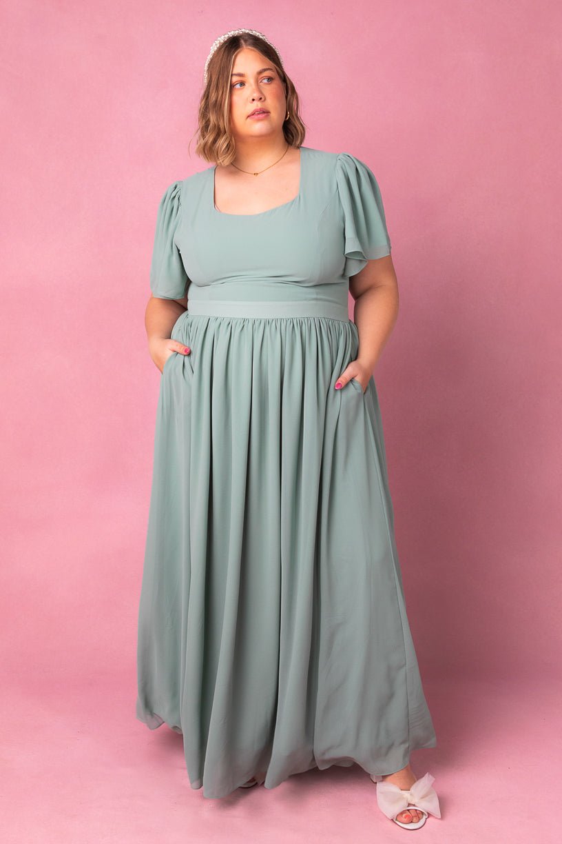 Abbie Dress in Sage