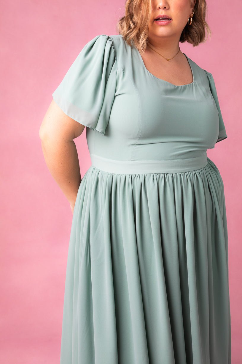 Abbie Dress in Sage